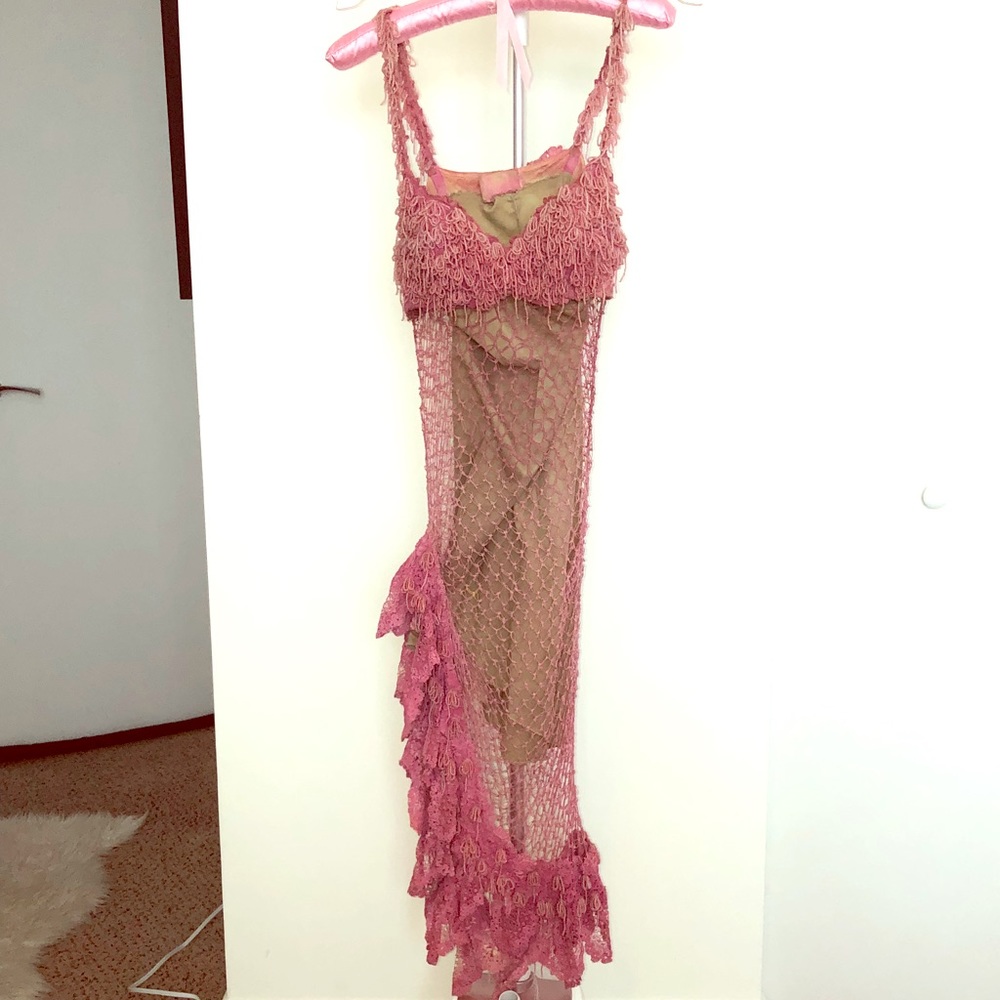 Gorgeous mermaid inspired beaded dress. Glam